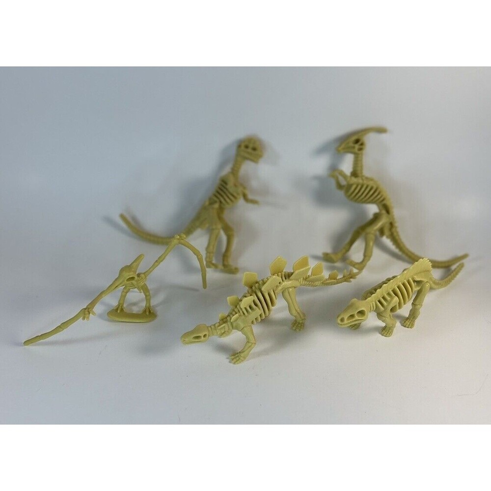 Mini Dinosaur Skeleton Fossil Toys Set Of 5